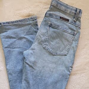 Wrangler Women's Sky Blue Straight Leg Jeans